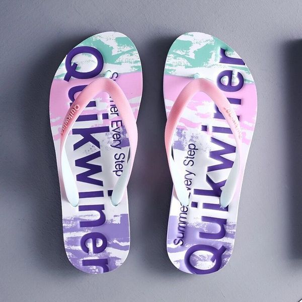 

slippers apanzu flip flops for women ladies fashion 2023 trend summer outside soft shoes casual beach flat with slides 230307, Black