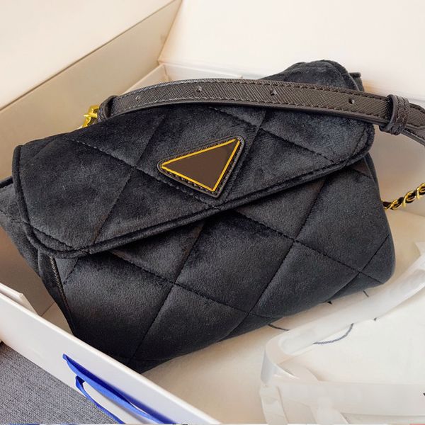 

designer bag 1a532 womens fashion trend crossbody bag vintage nylon fanny pack lightweight fashion chain bag shoulder bag