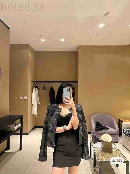 

women's jackets designer western suit new autumn winter coat plaid leisure spring down kwu0, Black;brown