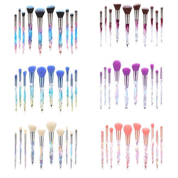 

beauty items make up brushes with crystal chip handles bling in sela organizer bag made in china without shipping