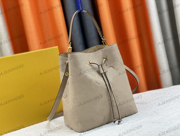 

women designer bag neonoe mm bucket bag monograms embossed letter flower versatility purse wallet crossbody shoulder bags m45256 m45306 m440