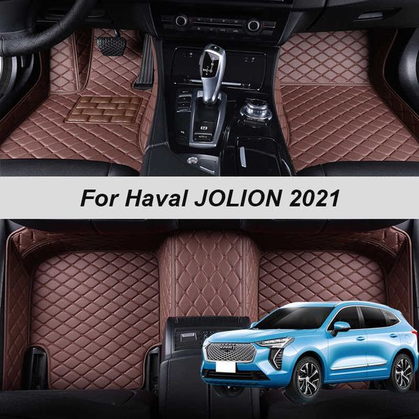 

leather car floor mats carpet for haval jolion 2022 100% fit custom made interior details rugs foot pads accessories carpets r230307