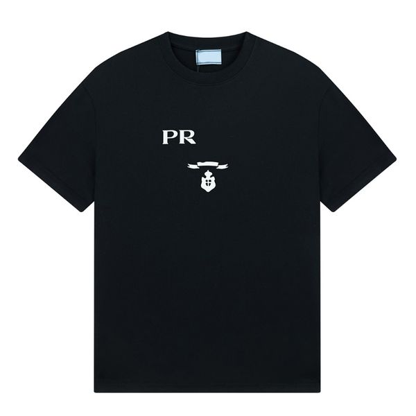 

designer mens t shirts women's pattern letter-printed cotton crew-neck tshirts couple loose casual bottomshirt size xs/s/m/ rhkl, White;black