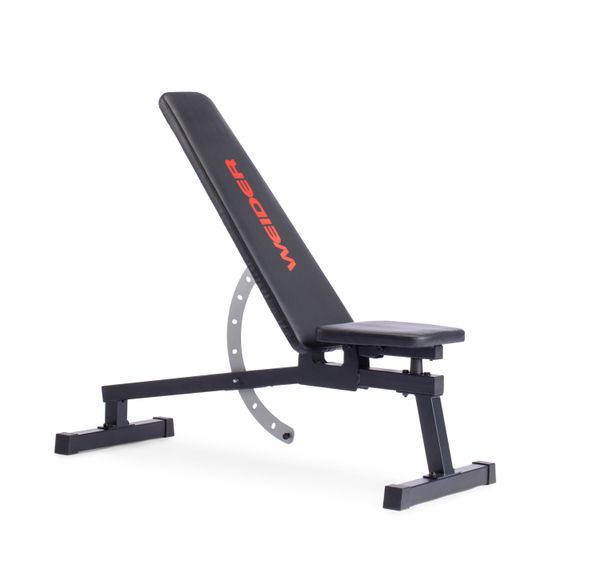 

weider legacy adjustable bench with 14 positions 410 lb weight limit