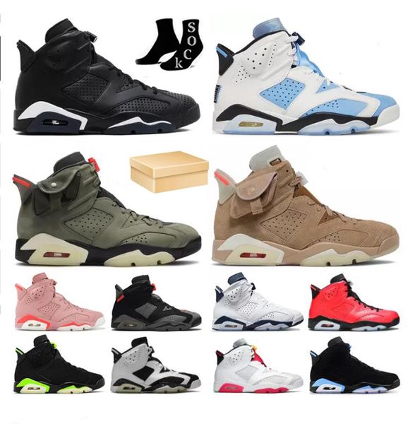 

basketball shoes men women 6s jumpman 6 unc white midnight navy british khaki olive black cat bordeaux bred gold hoops mens trainers sports