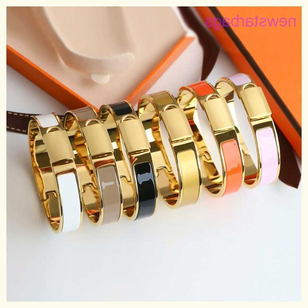 

designer herms bracelet online shop h lock gold bangle mom and daughter s vintage charm braclets armbander daily use bangles l57j, Black