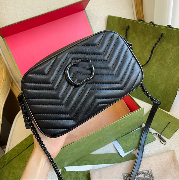 

black crossbody shoulder bags designer luxurys handbags chain camera bag g designers wallet women handbag designers bags wallet cross body 0