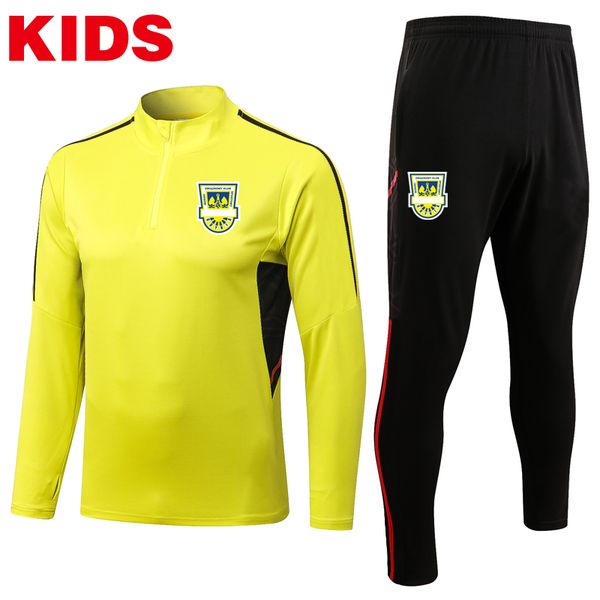 

2022 2023 gdynia fc kids mens tracksuits boys soccer tracksuit sportswear sets sports sweatershirts sweatpants children football training su, Gray