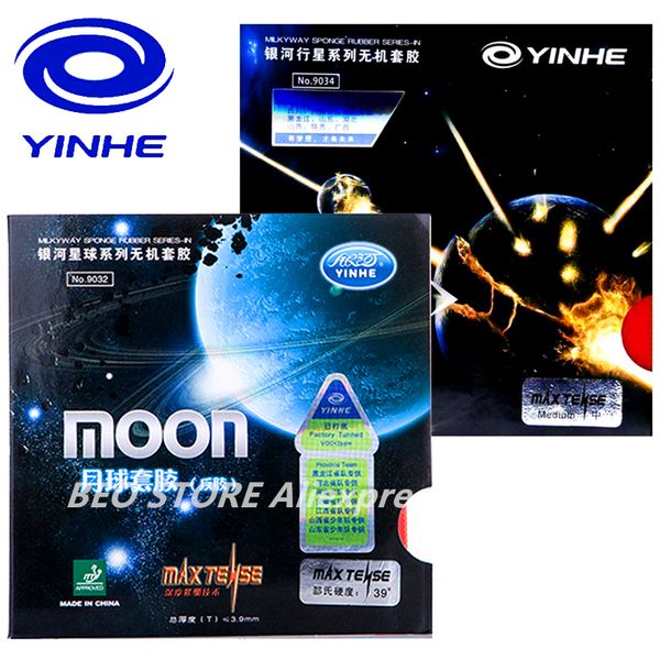 

table tennis raquets yinhe moon speed max tense no factory tuned pips in rubber with sponge for ping pong racket 230307