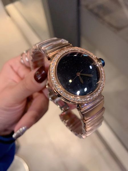 

luxury watches ladies fully automatic mechanical watches with diamond wristwatches expensive watches, Slivery;brown