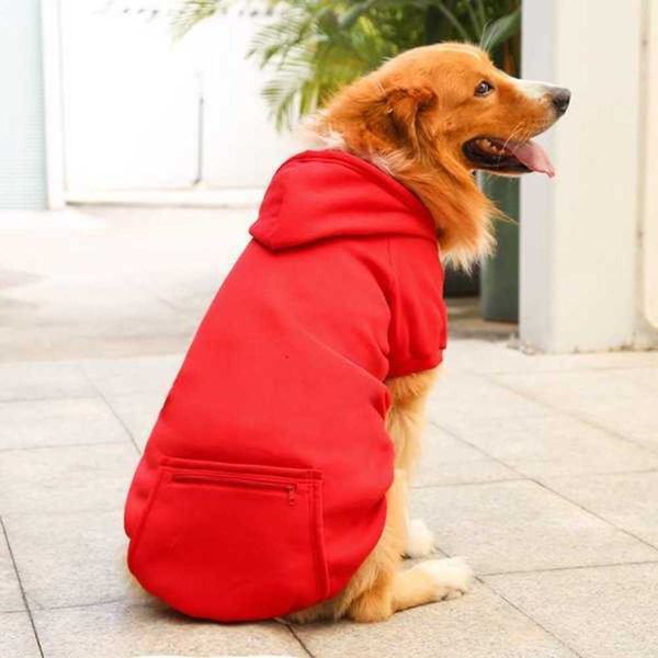 

sweatshirts dog hoodies with pocket xs-5xl autumn winter pet warm clothes puppy coat jacket 5 colors gifts apparel 32mh32mh, Black;white