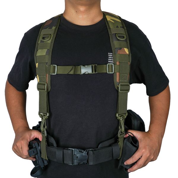 

suspenders melotough tactical for men outdoor hharness duty belt tool battle not included 230307, Black;white