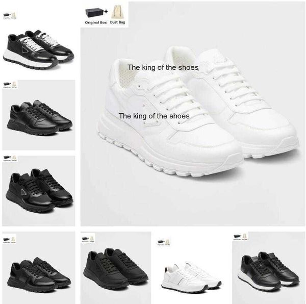 

2023 og casual-style runner prax 01 sports shoes low men rubber sole sneakers fabric patent leather men's wholesale discount trainer wi, Black