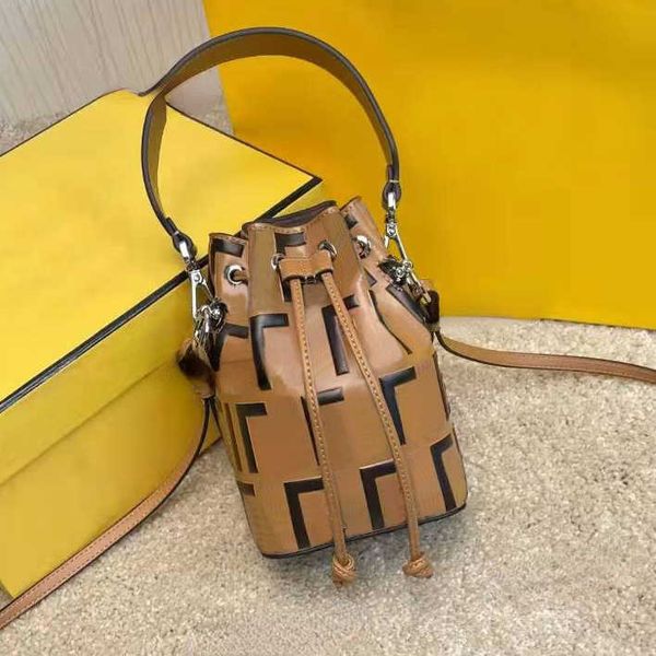 

mini bucket bag 9-colour luxury designer crossbody shoulder bags handbag women's fashion leather handbags handbag wholesale removable