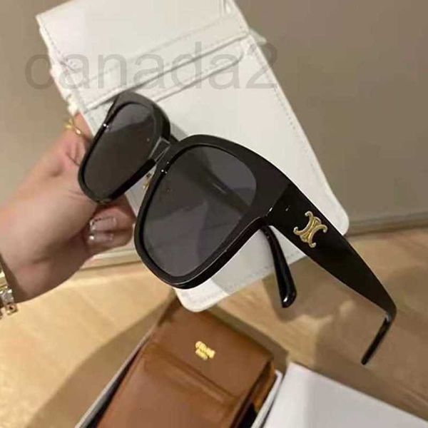 

sunglasses designer 2022 new sunglasses for women gray powder gradient black box advanced sense uv protection yb7f, White;black