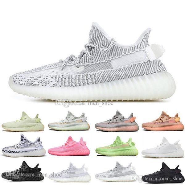 

west clay v2 white black static reflective yeezzy rainbow discoloration mens running shoes hyperspace true form women sports designer sneake