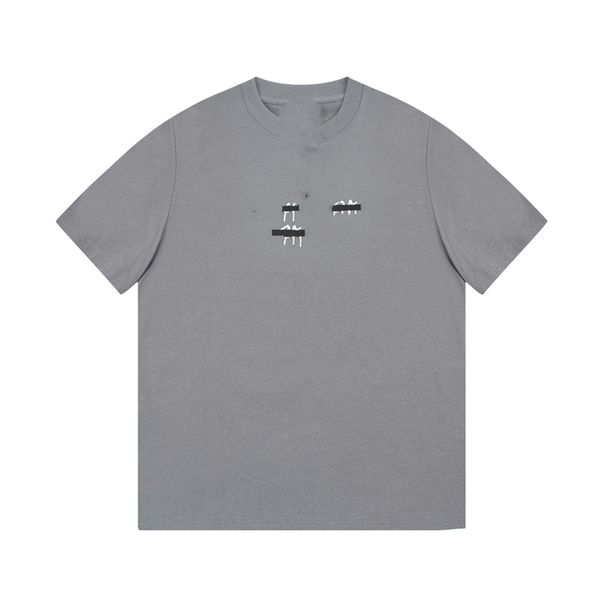 

men's t-shirt 2023 fashion design ggity men's t-shirts womencotton wrinkle proof printed letter logo casual couple clothing 022-06, White;black