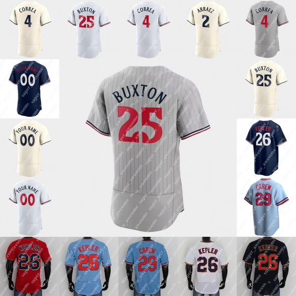 

25 byron buxton jersey carlos correa luis arraez jose miranda jorge polanco max kepler royce lewis jhoan duran joe ryan joey gallo vazquez j