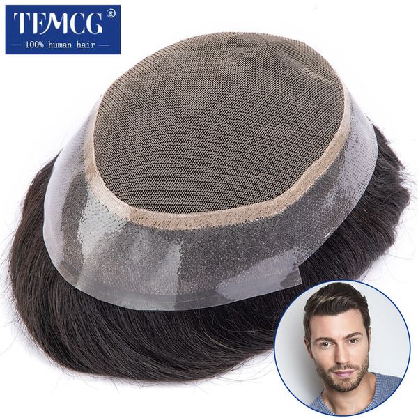 

men's children's wigs australia toupee men lace pu base wig for men male hair prosthesis breathable man wig capillary prosthesis r, Black