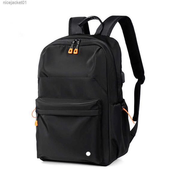 

designer lululemens bag bag leisure large capacity travel business computer bag high school students men lulus bag backpack black lss lss