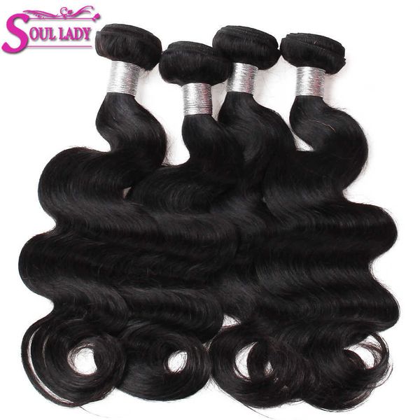

wig caps soul lady cambodian body wave hair bundles natural color 828 bodywave bundles 100 human hair extensions can buy 3 4 bundles j230306, Black;brown