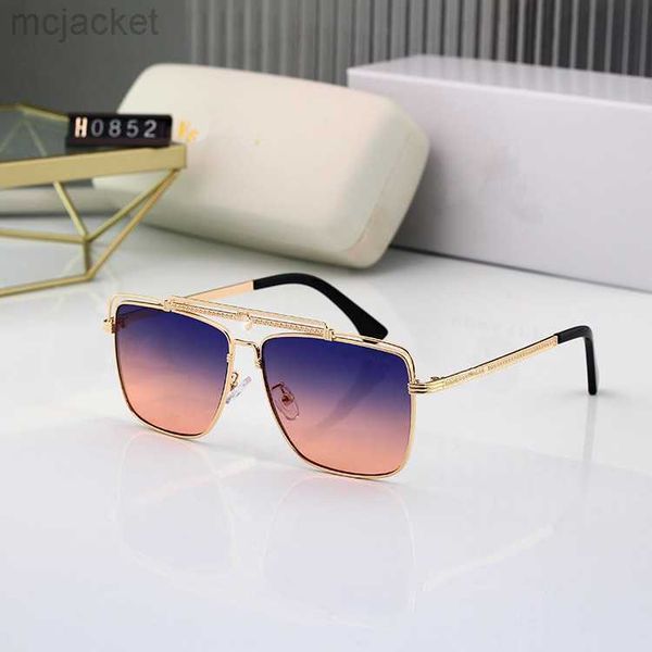 

23aa designer versage sunglass mens womens sunglasses vintage box glasses men's and women's printed uv protection, White;black