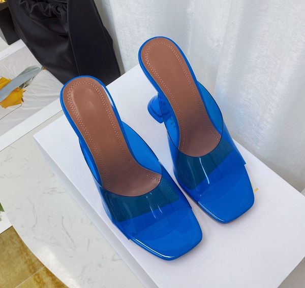 

luxury design sandals 2023 fashion amina muaddi women summer high heels leather cross lace up student casual slippers 01-015, Black