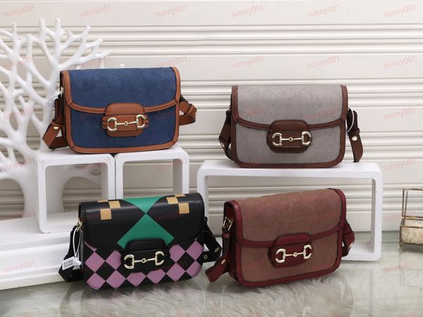 

wholesale new messenger bag classic purse designer postman bag 4 colors small square bags luxury handbag underarm package
