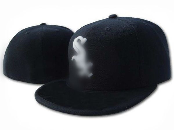 

selling white sox baseball caps women men gorras hip hop street casquette bone fitted hats h6-7.4, Blue;gray