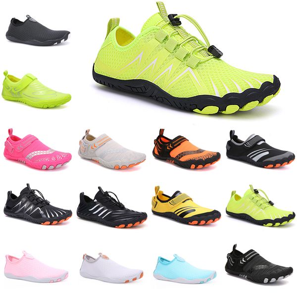 

2023 fashion sports wading shoes casual men women white black grey green deep blue red purple running outdoor jogging comfortable sneakers t