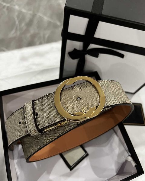 

new mens womens fashion designer belt high-quality cowhide letter rotary buckle casual belt classic vintage cloth print denim pants belts wi, Black;brown