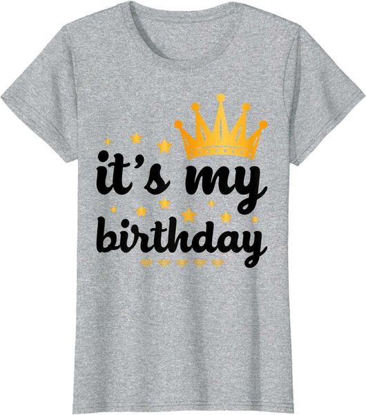

fashion my birthday shirt for women teens girls black gold t-shirt, White;black