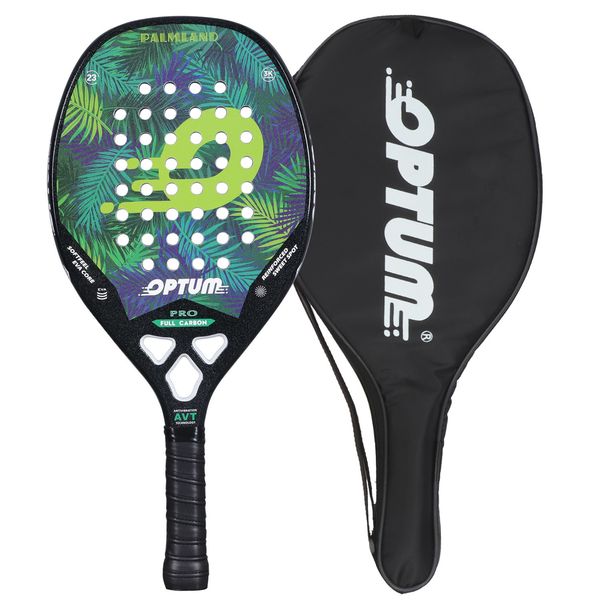 

tennis rackets optum palmland 3k carbon fiber rough surface beach tennis racket with cover bag 230307