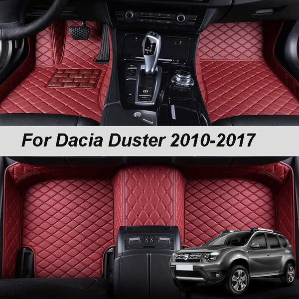 

custom made leather car floor mats for dacia duster 2010 2011 2012 2013 2014 2015 2017 carpets rugs foot pads accessories r230307