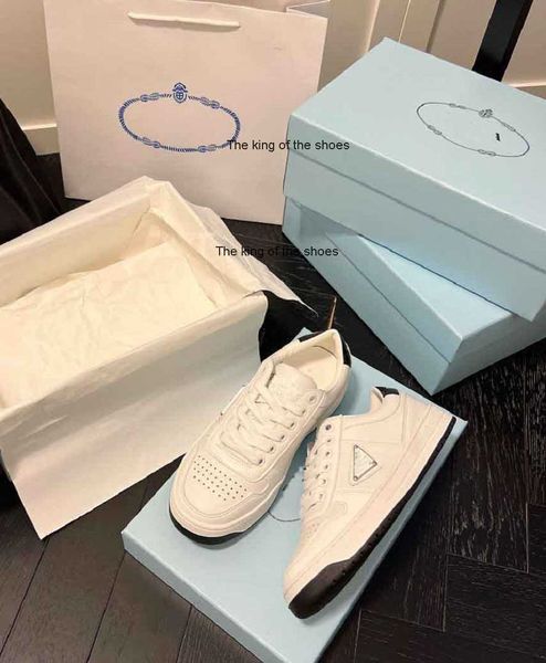 

2023 og designer sneakers men nylon leather prax 1 technical sneaker shoes fabric re-nylon chunky rubber casual shoes walking discount train, Black