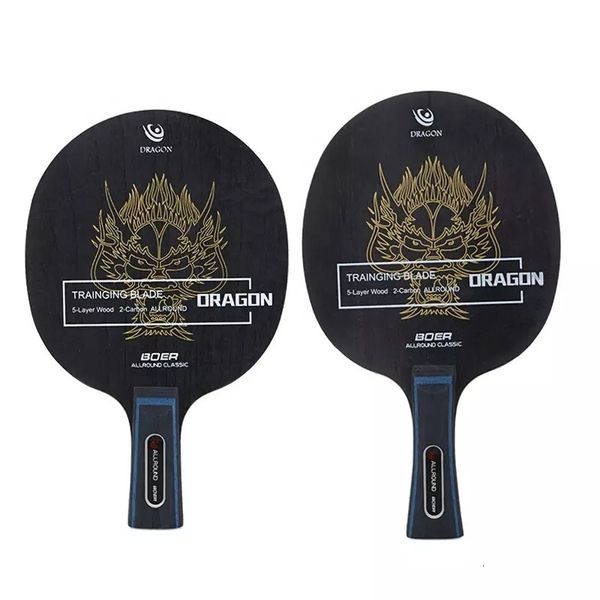 

table tennis raquets carbon blade racket bat professional ping pong 5 ply wood 2 quick attack offensive paddle 230307