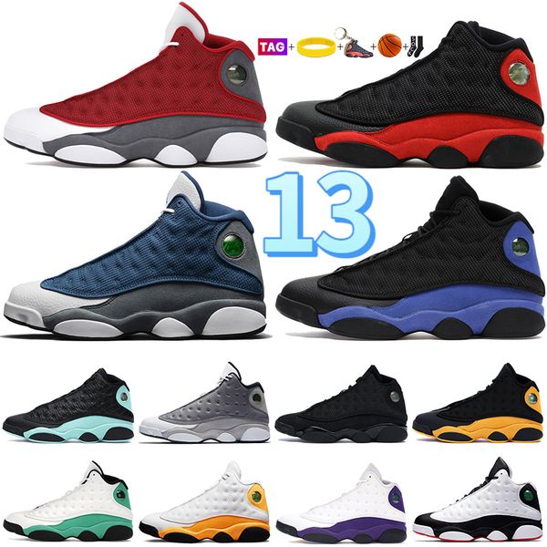 

star 13 og basketball shoes jumpman 13s mens womens designer sneakers lucky green hyper royal obsidian court purple playground chicago atmos, Black