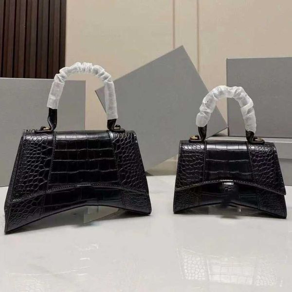 

half moon hobos hasp handbag shoulder crossbody bag purse tote plain alligator crocodile one handle clutch bags women backpack 2023 new