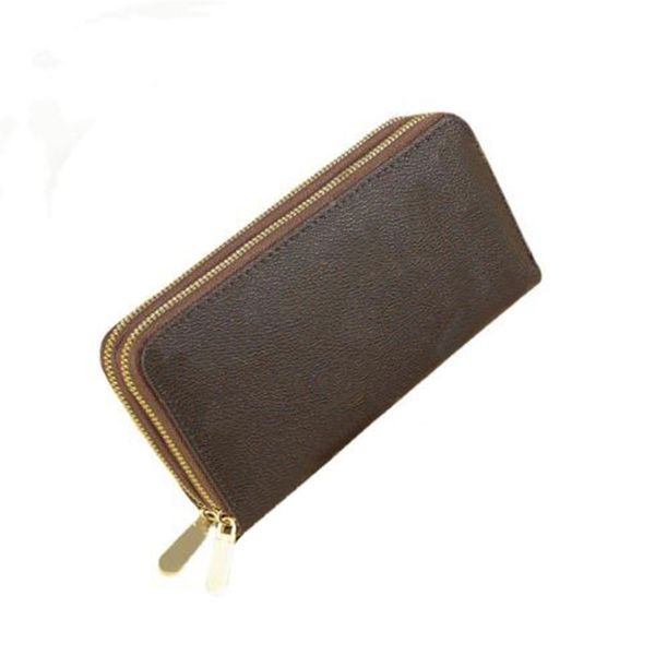 

millionaire double zipper wallets brown flower mens leather wallet holders for brown plaid women purse monograms luxury purses cross body wa, Red;black