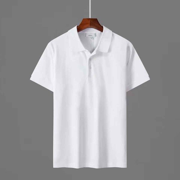 

designer luxury men's polo shirts luxury black and white and various styles shirt lapel short sleeve casual embroidery classic tees, White;black