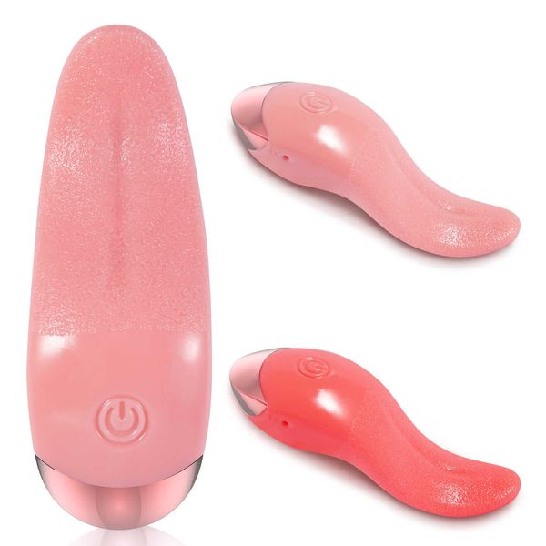 

toy massager funny women's simulated vibrating tongue massage stick warming av g point products