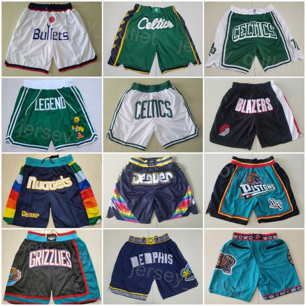 

pocket basketball shorts just don hippop zipper fly pant stitched wear sweatpants running sport short stitched jusuf nurkic jayson tatum aar, Black