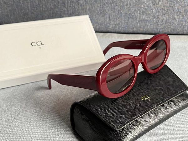 

retro new fashion cat's eye sunglasses for women ce's arc de triomphe oval french high street, White;black