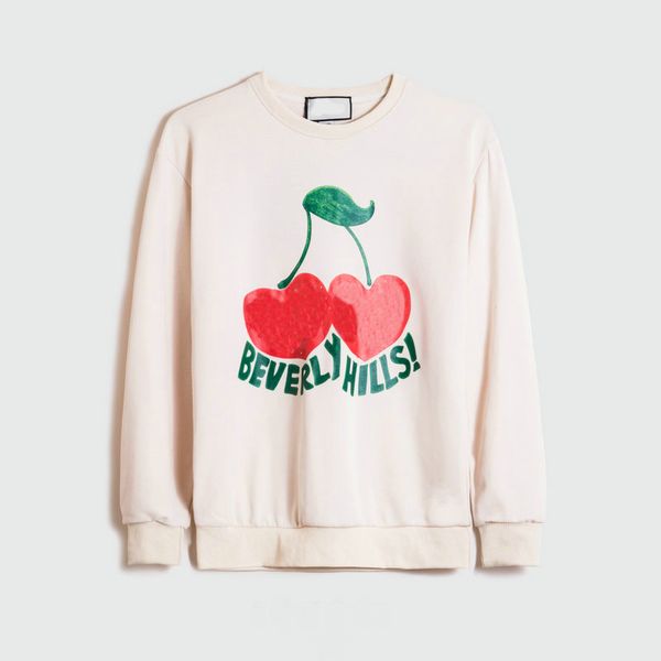 

women designer luxury cotton long sleeve sweatshirts round neck fashion casual ladies outdoor sports hoodie black white hip hop sweatshirts