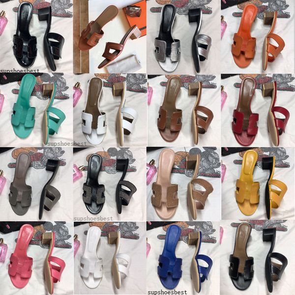 

luxury women flat sandals multi color classic patterns leisure indoor set of accessories slides designer resorts brand slippers ow2y, Black