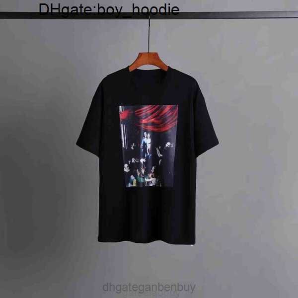 

off designer cross adhesive strips short sleeves t shirt mens t-shirt casual women tee x printing summer eu size hip hop ow loose lq6q, White;black