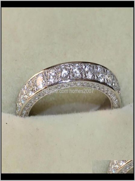 

jewelryengagement rings for women classic full paved sier color finger ring with stone female aessories jewelry whole kcr201 w3176762, Slivery;golden