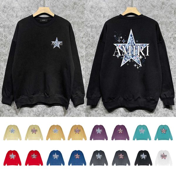 

long-term fashion brand crew sweatshirts round neck sweater, Black;white