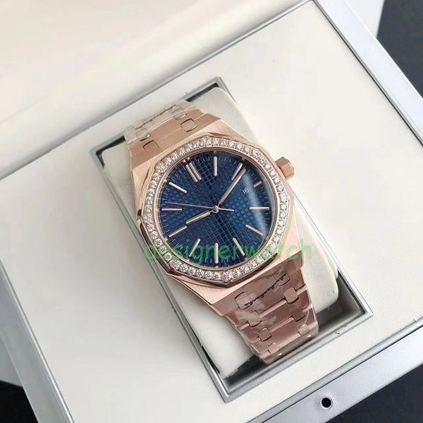 

watch mens luxury designer automatic mechanical 42mm leather strap waterproof sapphire fashion, Slivery;golden