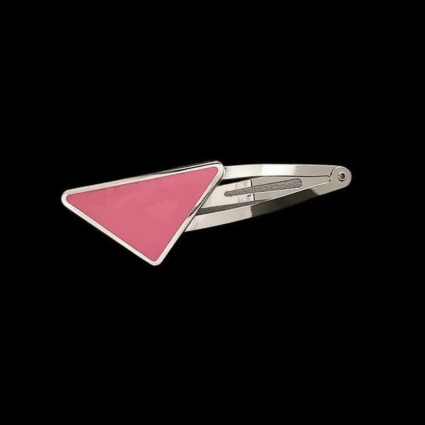 

fashion barrettes hair ins triangle designer letter pin girl clip accessories hairclip for women 2pcs/set hair clips, Golden;silver